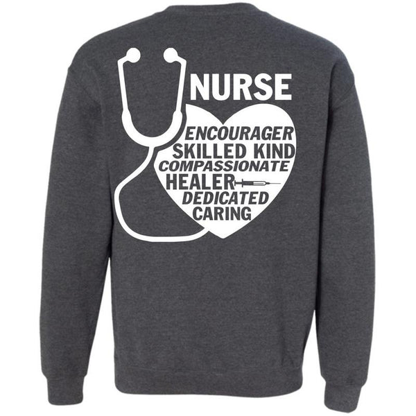 Healer Dedicated Caring T Shirt, I Love Nursing Sweatshirt