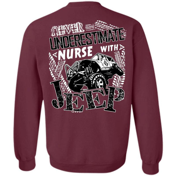 Being A Nurse T Shirt, I Love Jeep Sweatshirt