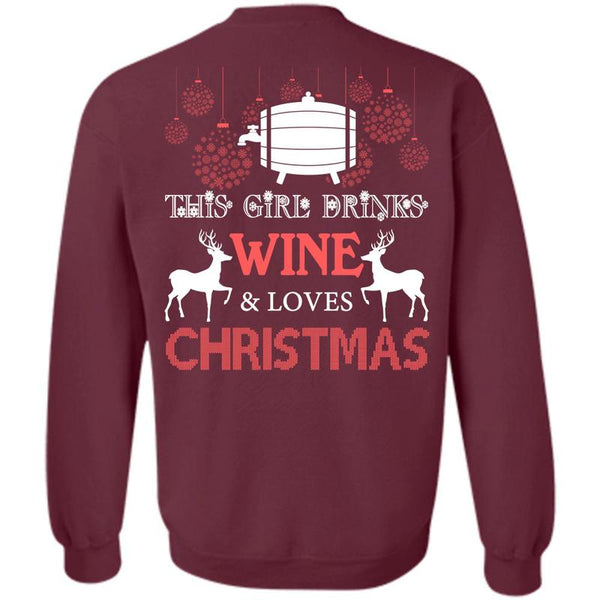 Loves Christmas T Shirt, This Girl Loves Christmas Sweatshirt