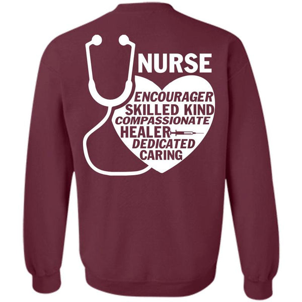 Healer Dedicated Caring T Shirt, I Love Nursing Sweatshirt