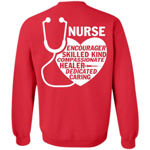 Healer Dedicated Caring T Shirt, I Love Nursing Sweatshirt