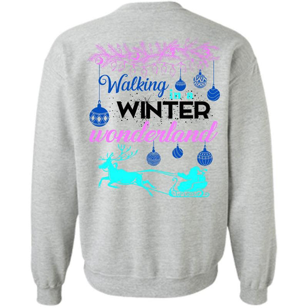 This Girl Loves Christmas T Shirt, Walking Winter Wonderland Sweatshirt