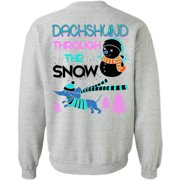 This Girl Loves Christmas T Shirt, Dachshund Through The Snow Sweatshirt