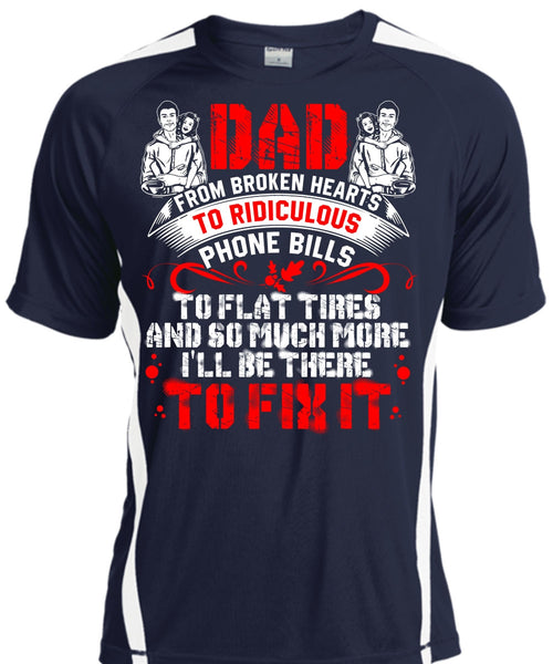 Dad From Broken Heart T Shirt, Being A Papa T Shirt, Cool Shirt