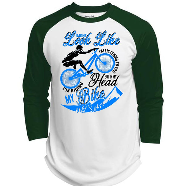 I'm Riding My Bike T Shirt, I Love Biker T Shirt, Awesome T-Shirts  (Polyester Game Baseball Jersey)