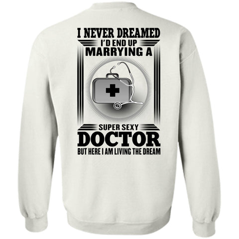 A black t-shirt with the shopify logo