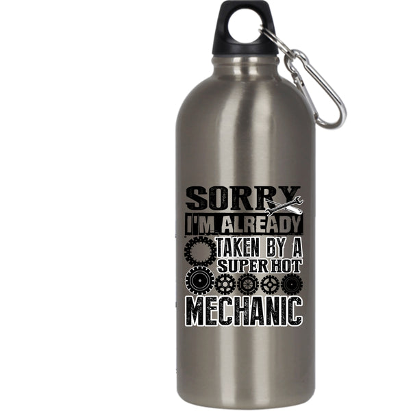 I'm Already Taken By A Hot Mechanic 20 oz Stainless Steel Bottle,Cool Just Married Outdoor Sports Water Bottle