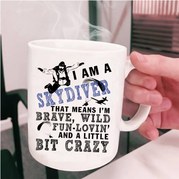 Outdoor Coffee Mug, I Am A Skydiver Cup