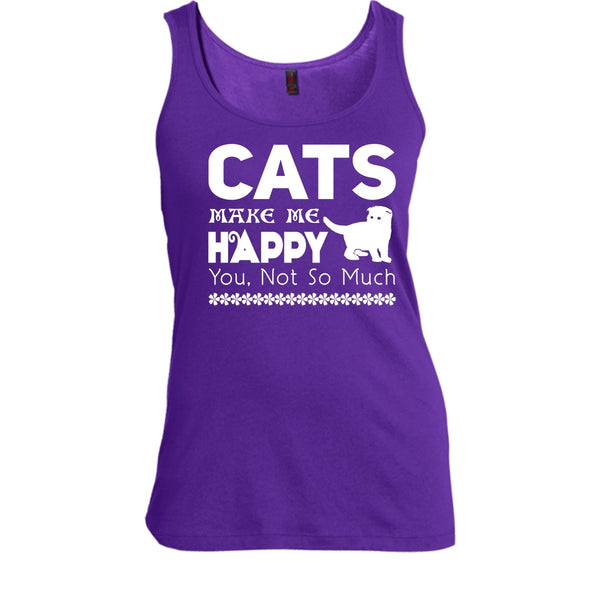 Cat Make Me Happy Shirt, You Not So Much Shirt