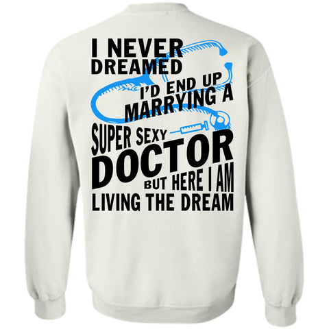 A black t-shirt with the shopify logo