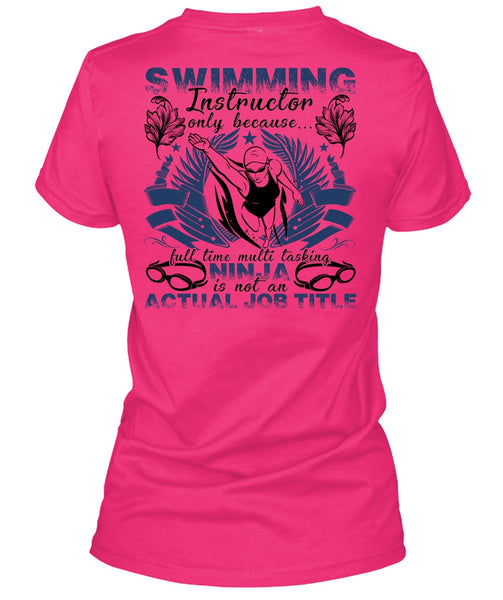 Swimming Instructor T Shirt, I Love Swimming T Shirt