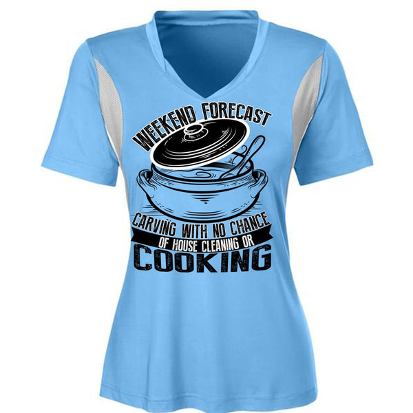 Weekend Forecast Carving T Shirt, I Love Cooking T Shirt, Awesome T-Shirts