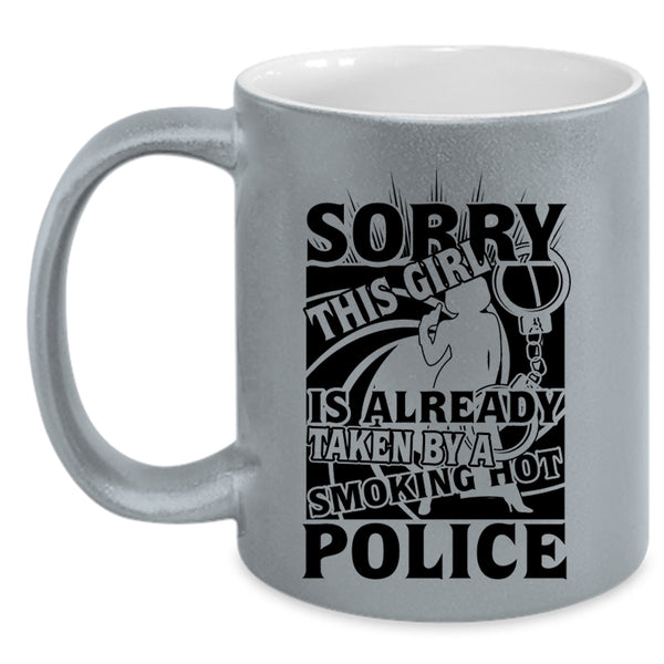 Cool Wife Coffee Mug, This Girl Is Already Taken By A Hot Police Accent Mug