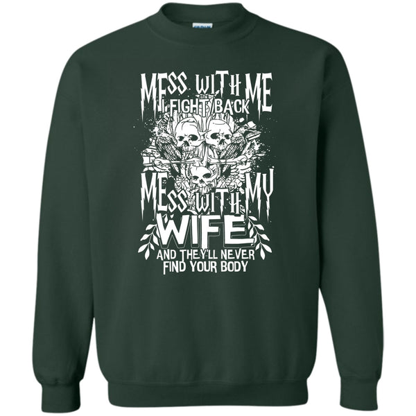 Mess With My Wife T Shirt, Coolest Husband Sweatshirt