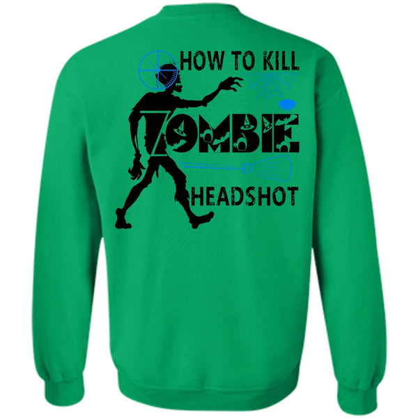 Wait For Halloween T Shirt, How To Kill Zombie Headshot Sweatshirt