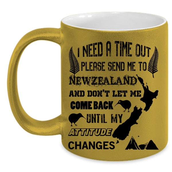 Funny Traveling Coffee Mug, Send Me To Newzealand Accent Mug