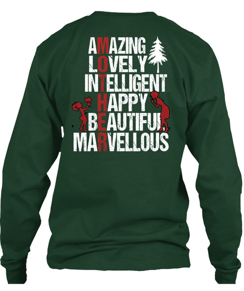 Amazing Lovely Intelligent Happy T Shirt, Being A Mom T Shirt