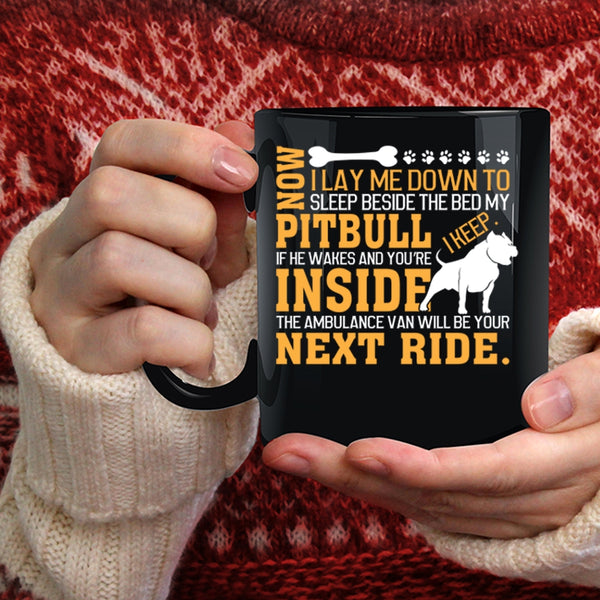 My Pit Bull Coffee Mug, Cute Gift For Dog Lovers Coffee Cup