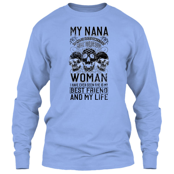 My Nana Is The Coolest Woman T Shirt, Coolest Nanny Ever T Shirt