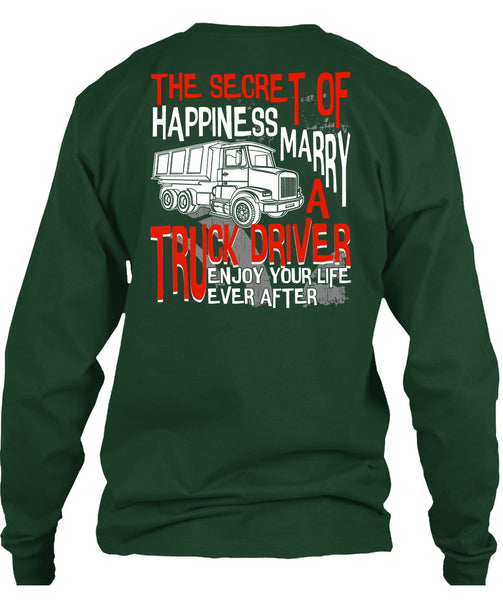 Marry A Truck Driver T Shirt, Being A Trucker T Shirt
