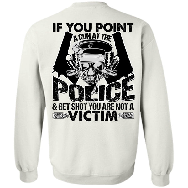 A black t-shirt with the shopify logo