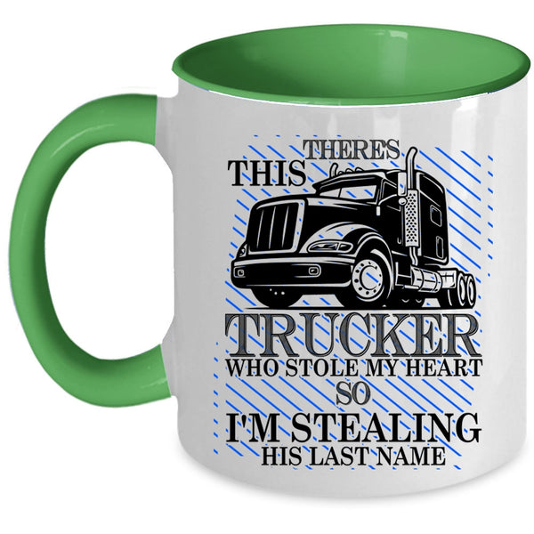 I'm Stealing His Last Name Coffee Mug, This Strucker Stole My Heart Accent Mug