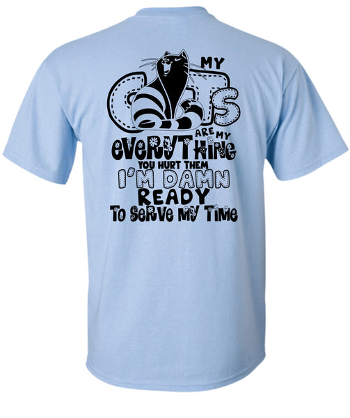 My Cats Are My Everything T Shirt, I Love My Cat T Shirt