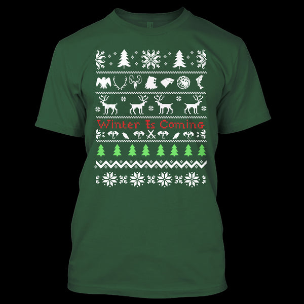 A black t-shirt with the shopify logo