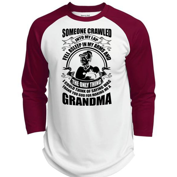 Making Me A Grandma T Shirt, I Love Nana T Shirt, Awesome T-Shirts  (Polyester Game Baseball Jersey)