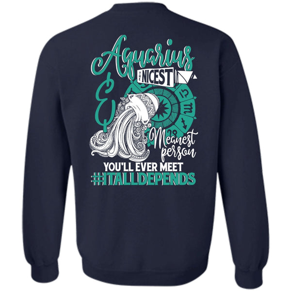 Being An Aquarius T Shirt, I Love Aquarius Sweatshirt