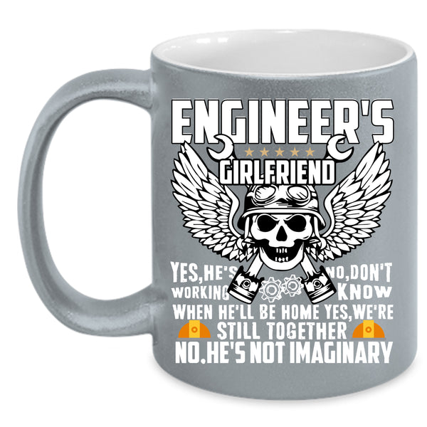 Engineer's Girlfriend Coffee Mug, Pretty Girlfriend Coffee Cup
