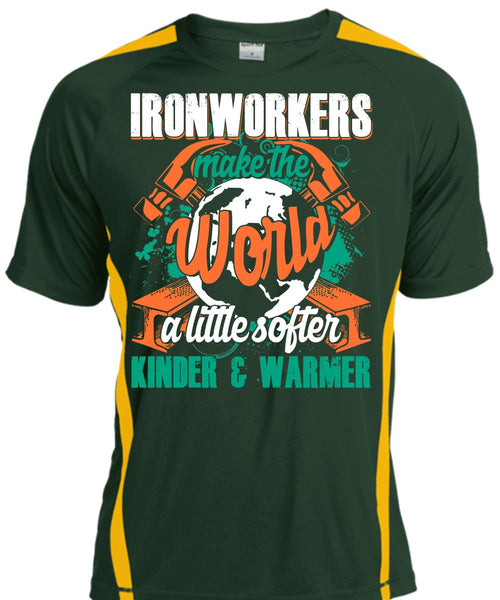 Ironworkers Make The World T Shirt, Being An Ironworker T Shirt, Cool Shirt