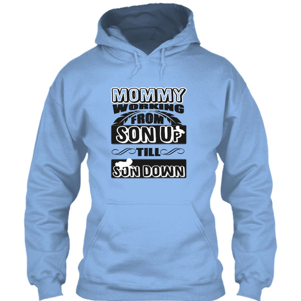 A black t-shirt with the shopify logo