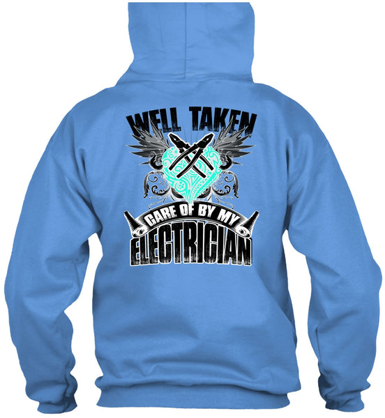 Care Of By My Electrician T Shirt, I Love Electrician T Shirt