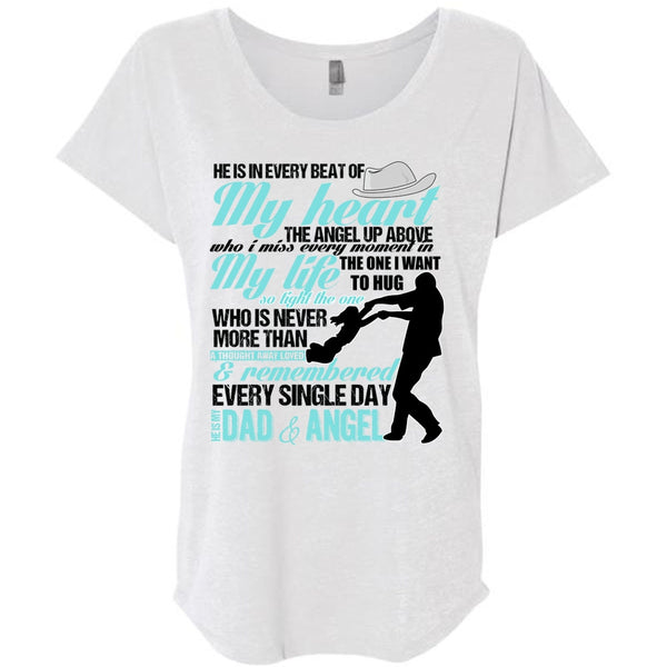 He Is My Dad And Angel T Shirt, I Love Dad T Shirt, Awesome T-Shirts