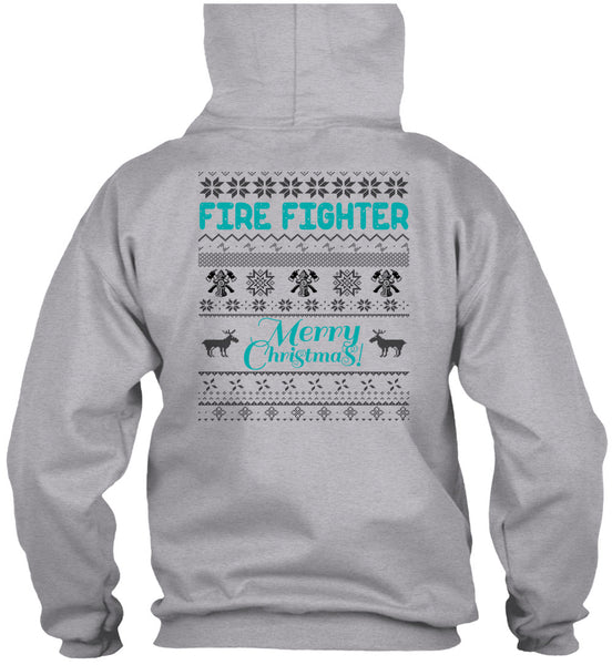 Firefighter Merry Christmas T Shirt, I Love Firefighter T Shirt