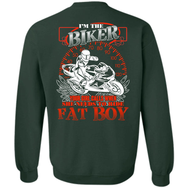 Ride Fat Boy T Shirt, I Love Biker Sweatshirt