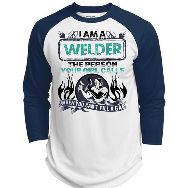 I Am A Welder T Shirt, I Love Welding T Shirt, Awesome T-Shirts  (Polyester Game Baseball Jersey)