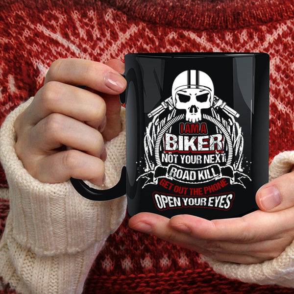 I Am A Biker Coffee Mug, Awesome Gift For Biker Coffee Cup