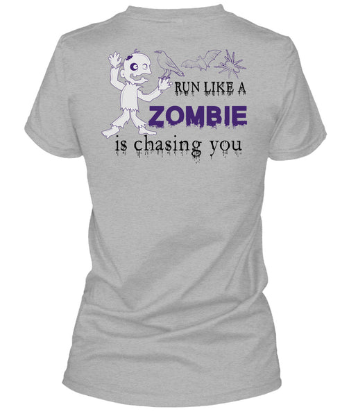 Run Like A Zombie Is Chasing You T Shirt, Wait For Halloween T Shirt