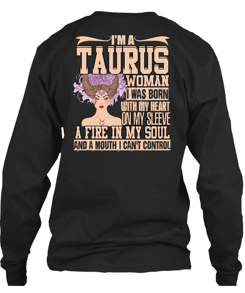 I'm A Taurus Woman T Shirt, Fire In My Soul T Shirt