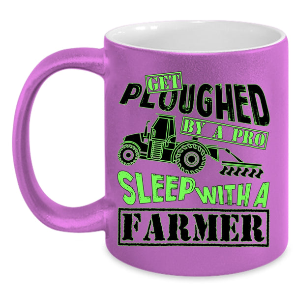 Cute Gift For Farmer Coffee Mug, Sleep With A Farmer Accent Mug