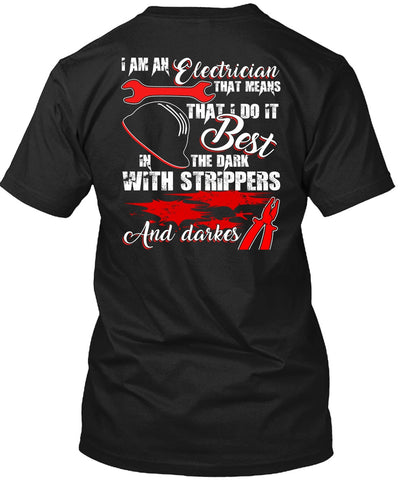 A black t-shirt with the shopify logo