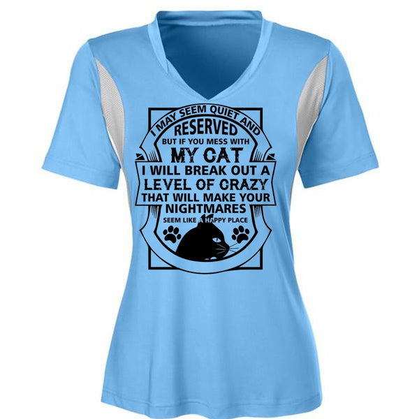 If You Mess With My Cat I Will Break Out A Level Of Crazy T Shirt, My Favorite T Shirt
