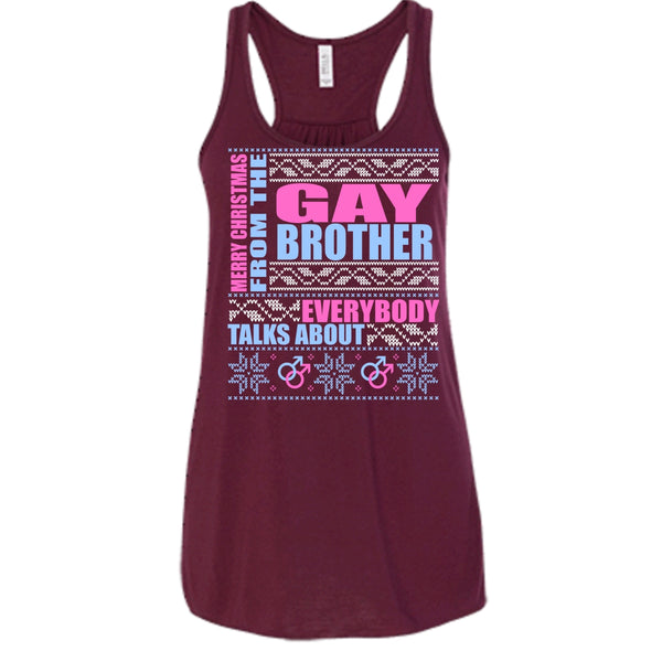 Merry Christmas From The Gay brother T Shirt, Coolest Gay Brother T Shirt, Cool T Shirt