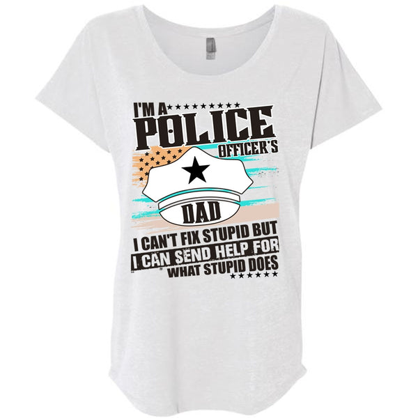 I'm A Police Officer's Dad T Shirt, I Love Police T Shirt, Awesome T-Shirts