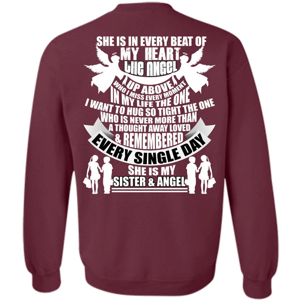Beat Of My Heart T Shirt, I Love Sister Sweatshirt