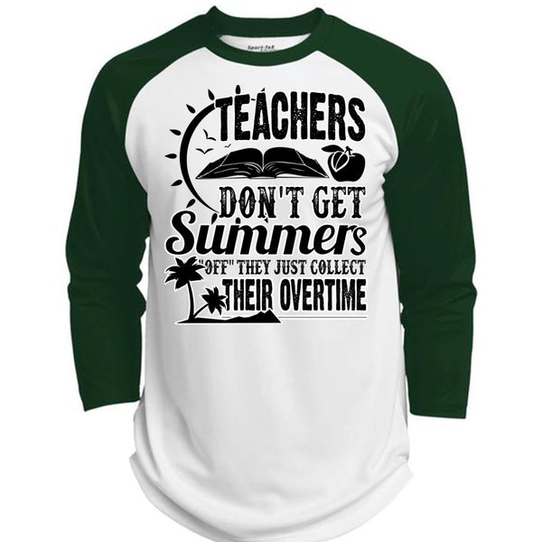 Teachers Don't Get Summers T Shirt, I Love Teaching T Shirt, Awesome T-Shirts  (Polyester Game Baseball Jersey)