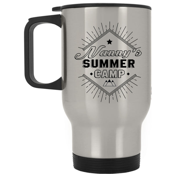 Cool Camping Nanny Travel Mug, Nanny's Summer Camp Mug