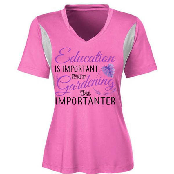 Education Is Important But Gardening Is Importanter T Shirt, Teacher T Shirt